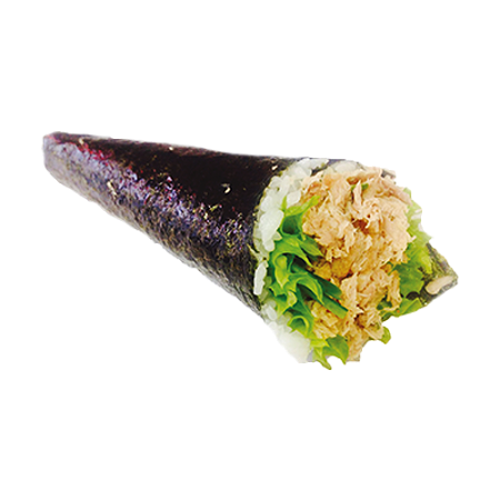 Sake Salad Handroll